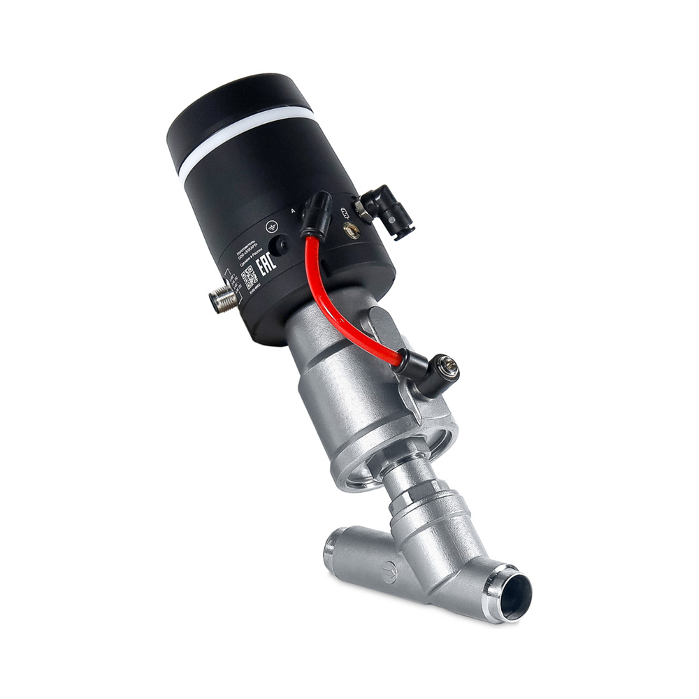 ASV-W-015-SS050-U-POS-V1B Клапан запорно-регулирующий с позиционером, Dn15, приварка