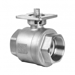 BAV-S304-2P-T-025 Клапан шаровой, нерж., G 1'' (25мм), 2/2
