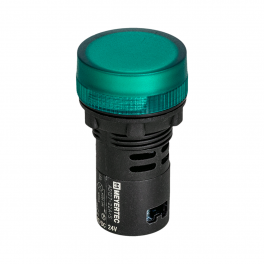 Сигнальная LED лампа, зеленый, 24V AC/DC IP65 MT22-SA13