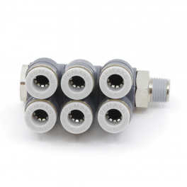 Коллектор PR6D-1/8-6 Pemaks